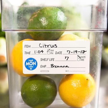 National Checking National Checking 2X4 Removable Shelf Life Labels, PK500 RSL24R